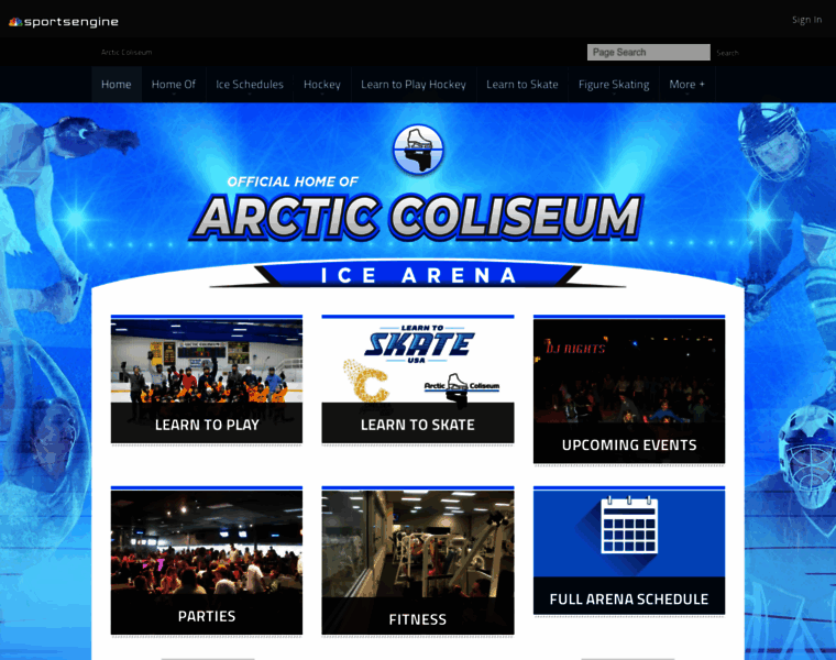 Arcticcoliseum.net thumbnail
