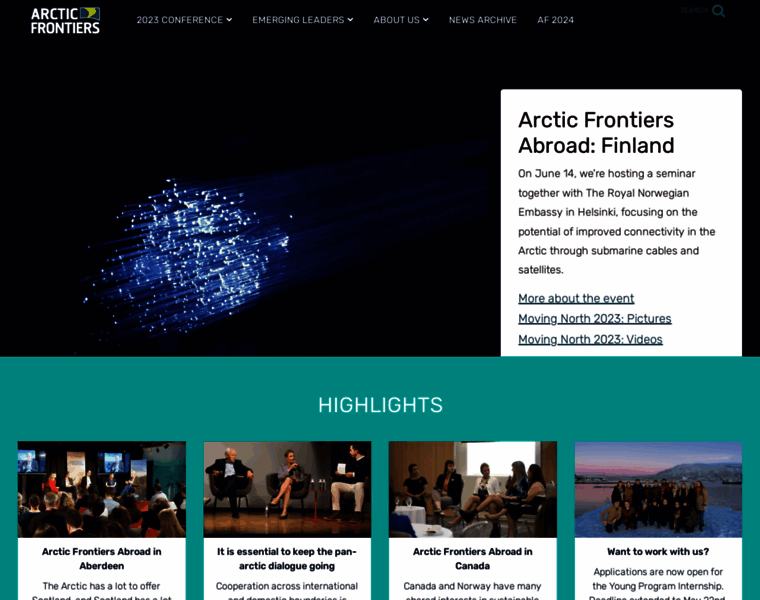 Arcticfrontiers.com thumbnail
