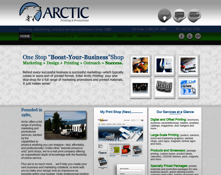 Arcticprinting.com thumbnail