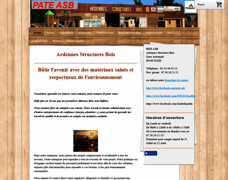 Ardennesstructuresbois.fr thumbnail