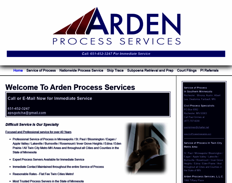 Ardenprocess.com thumbnail