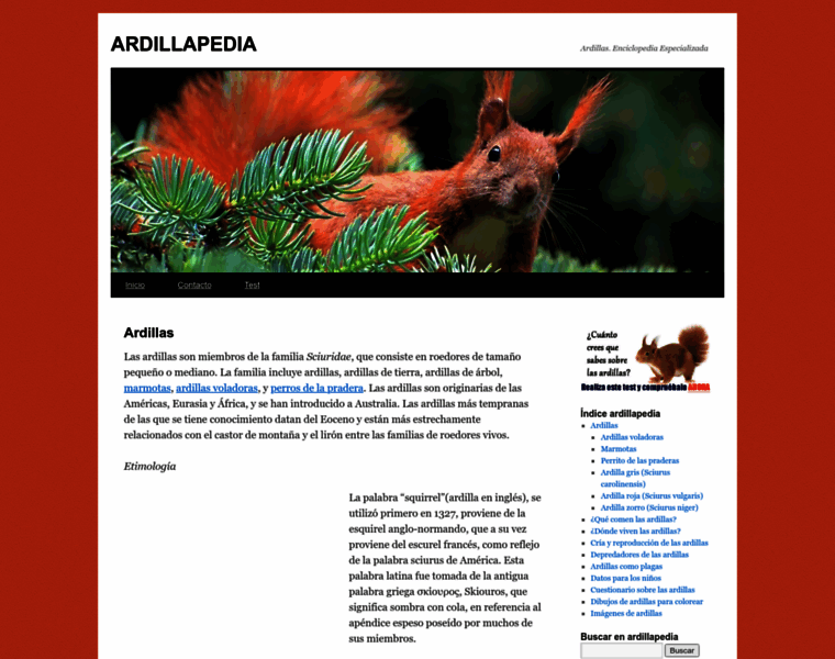Ardillapedia.com thumbnail