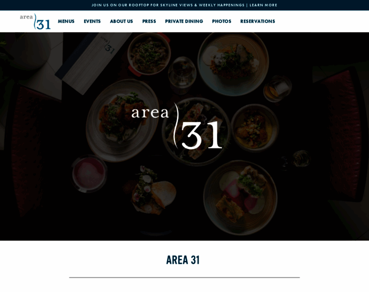 Area31restaurant.com thumbnail