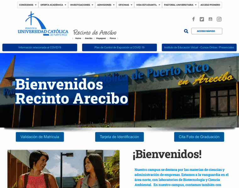 Arecibo.pucpr.edu thumbnail