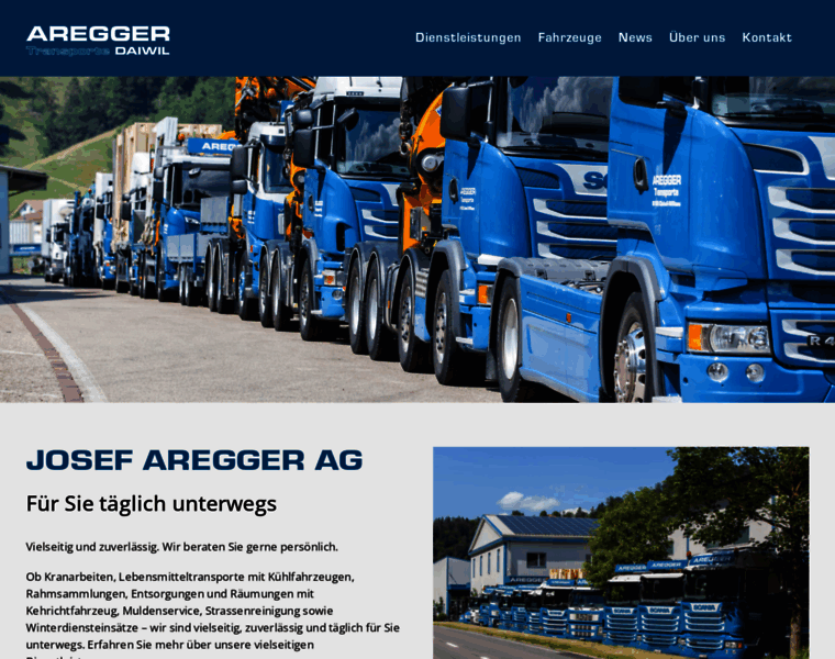 Areggertransporte.ch thumbnail