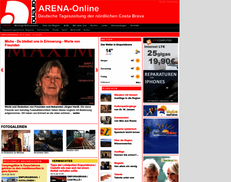 Arena-info.com thumbnail