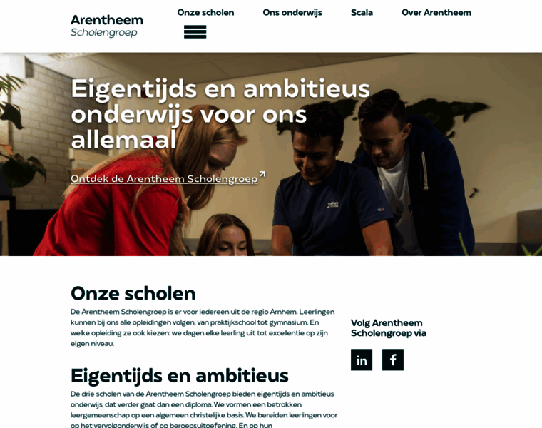 Arentheemcollege.nl thumbnail