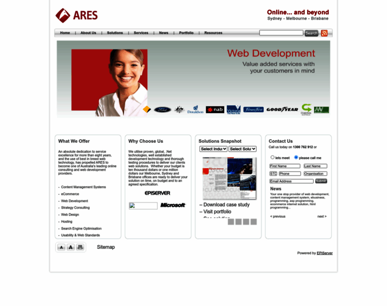 Ares.com.au thumbnail
