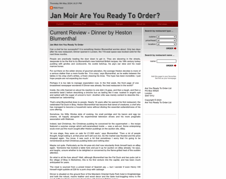 Areyoureadytoorder.co.uk thumbnail