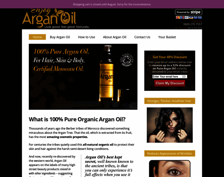 Arganoil.uk.com thumbnail