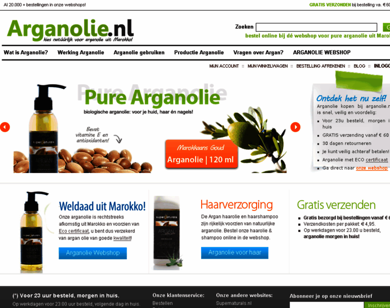 Arganolie.nl thumbnail