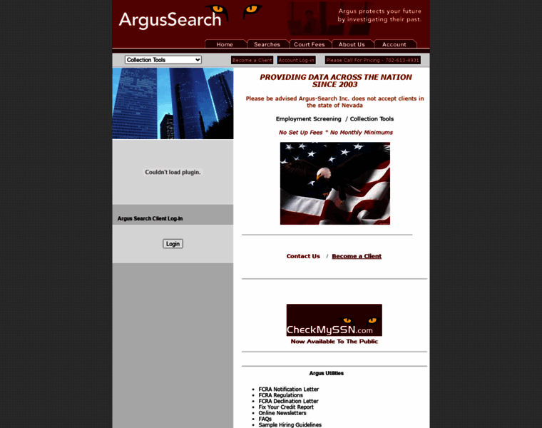 Argus-search.com thumbnail
