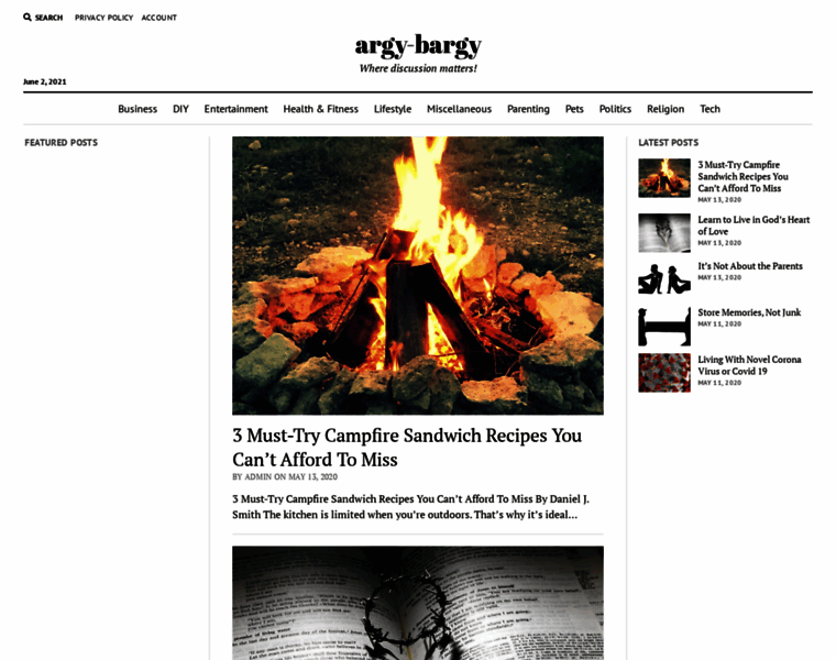 Argy-bargy.com thumbnail