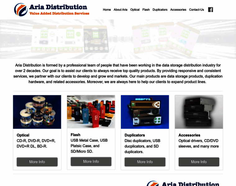 Aria-distribution.com thumbnail