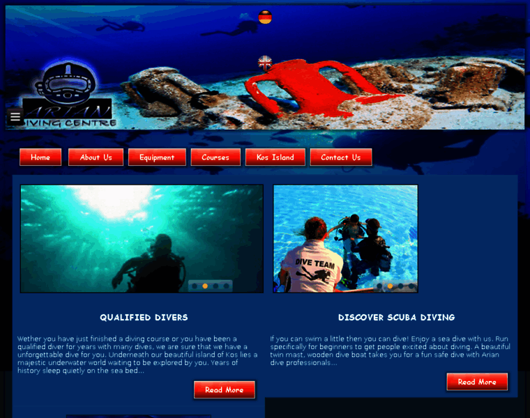 Arian-diving-centre.com thumbnail