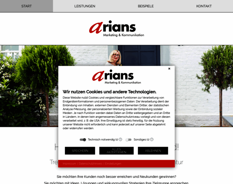 Arians-marketing.de thumbnail
