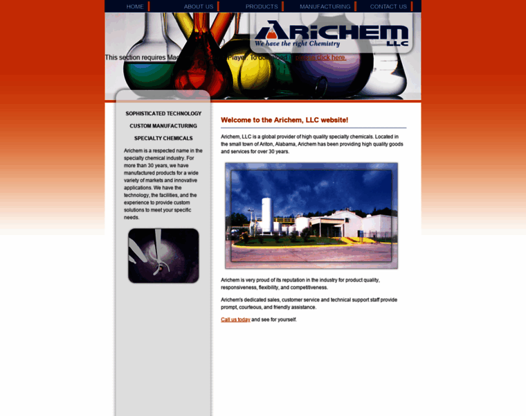 Arichem.com thumbnail