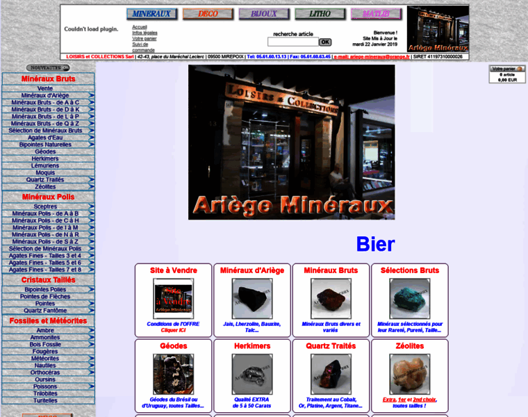 Ariege-mineraux.com thumbnail