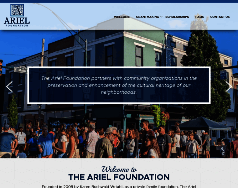 Ariel-foundation.org thumbnail