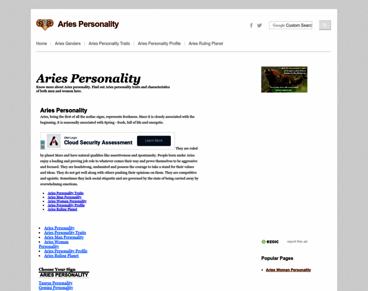 Ariespersonality.net thumbnail