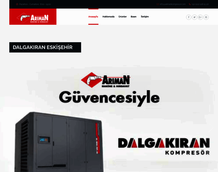 Arimankompresor.com thumbnail