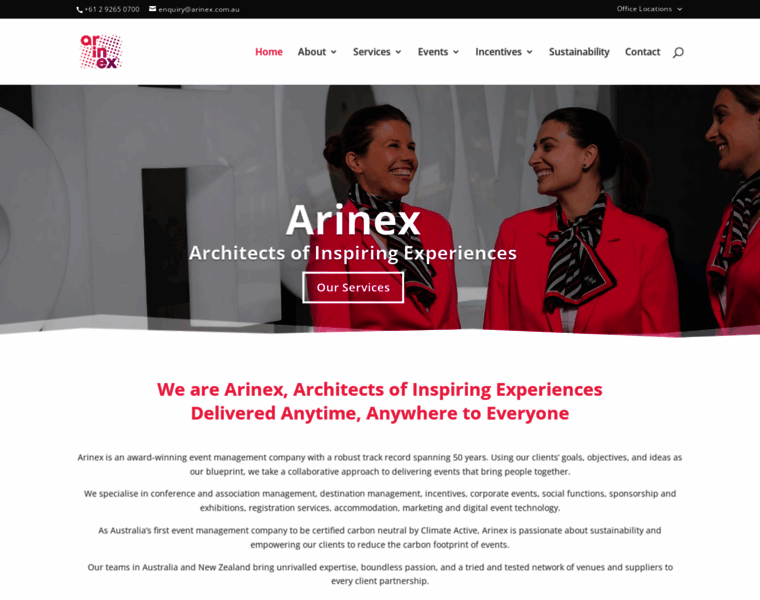 Arinex.com.au thumbnail