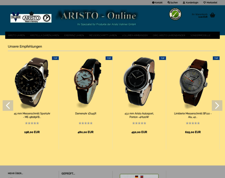Aristo-online.de thumbnail