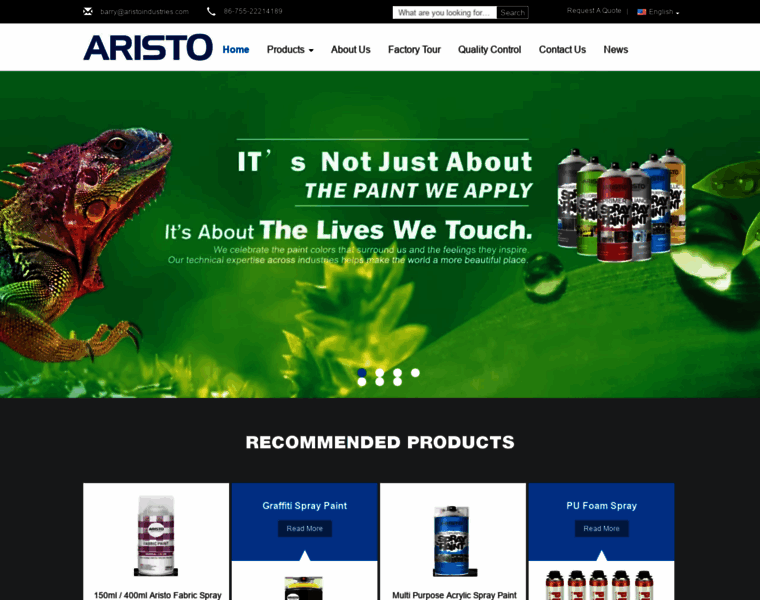 Aristoindustries.com thumbnail