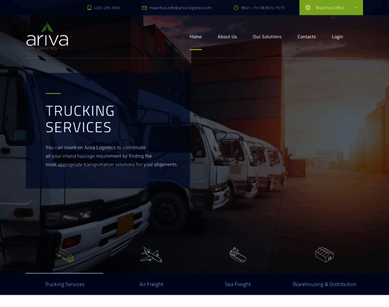 Ariva-logistics.com thumbnail