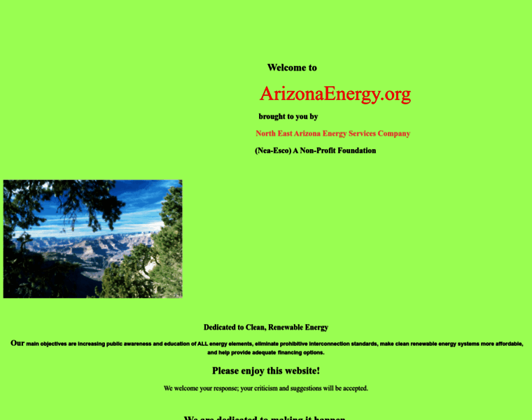 Arizonaenergy.org thumbnail
