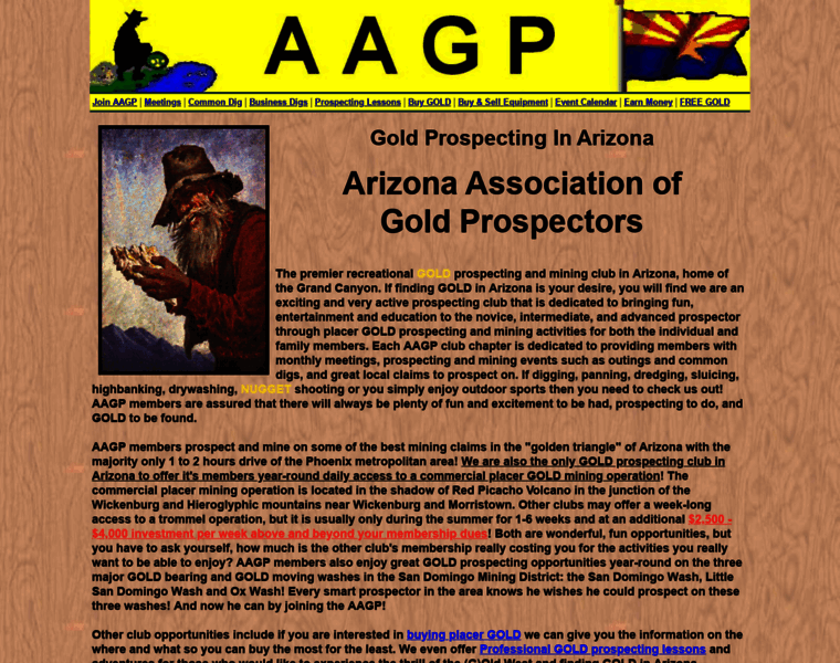 Arizonagoldprospectors.org thumbnail