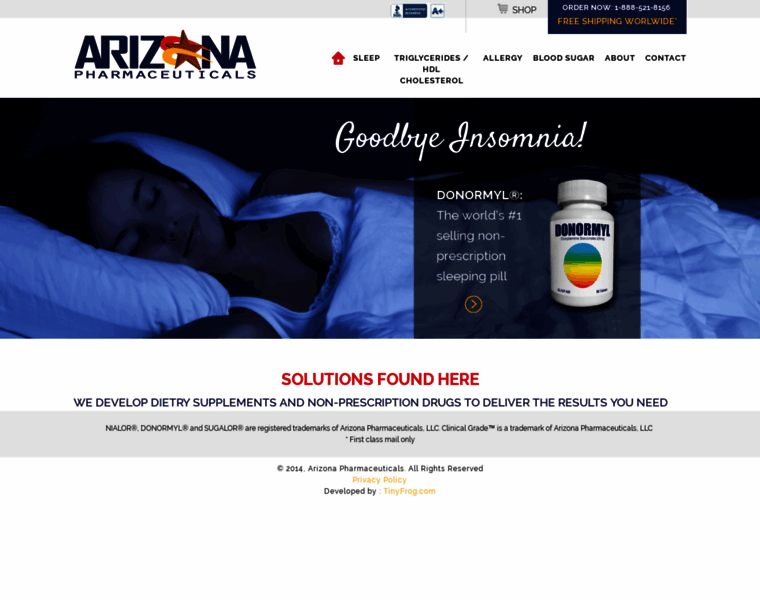 Arizonapharmaceuticals.com thumbnail