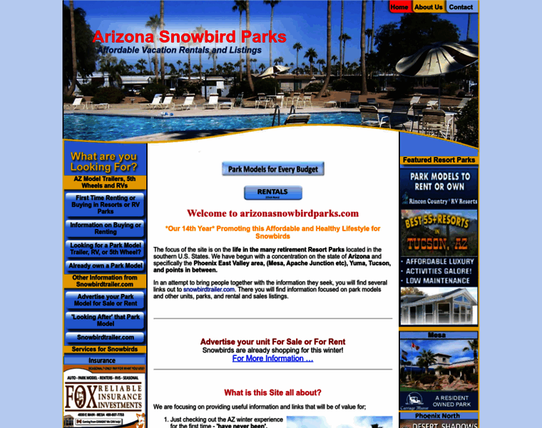 Arizonasnowbirdparks.com thumbnail