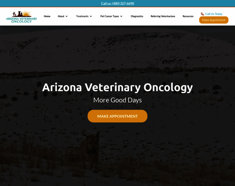 Arizonaveterinaryoncology.com thumbnail