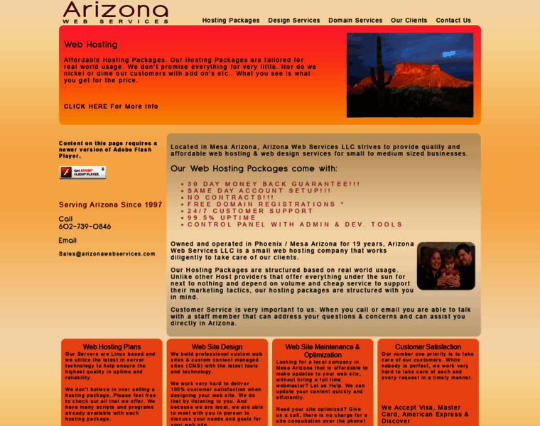 Arizonawebservices.com thumbnail