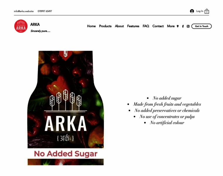Arka.website thumbnail
