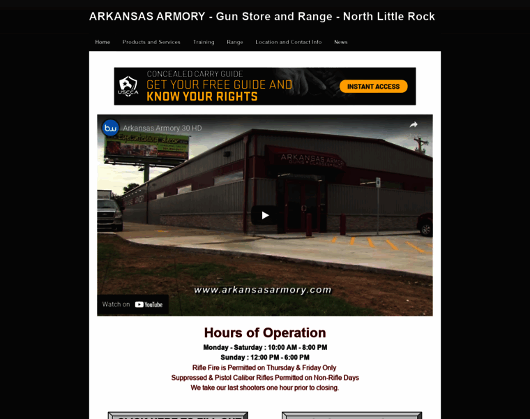Arkansasarmory.com thumbnail