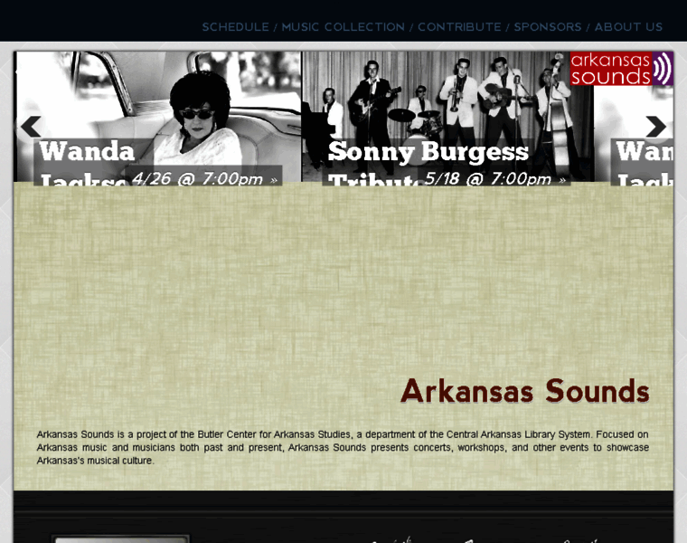Arkansassounds.org thumbnail