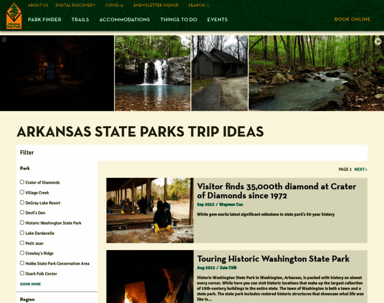 Arkansasstateparksblog.com thumbnail