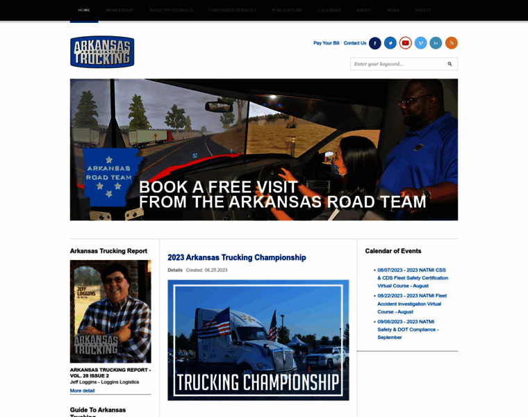 Arkansastrucking.com thumbnail