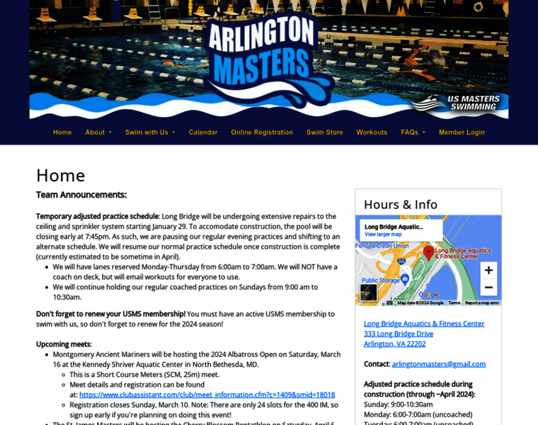 Arlington-masters.org thumbnail
