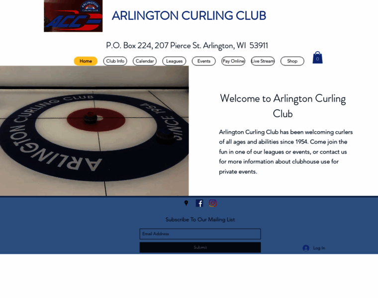 Arlingtoncurling.com thumbnail