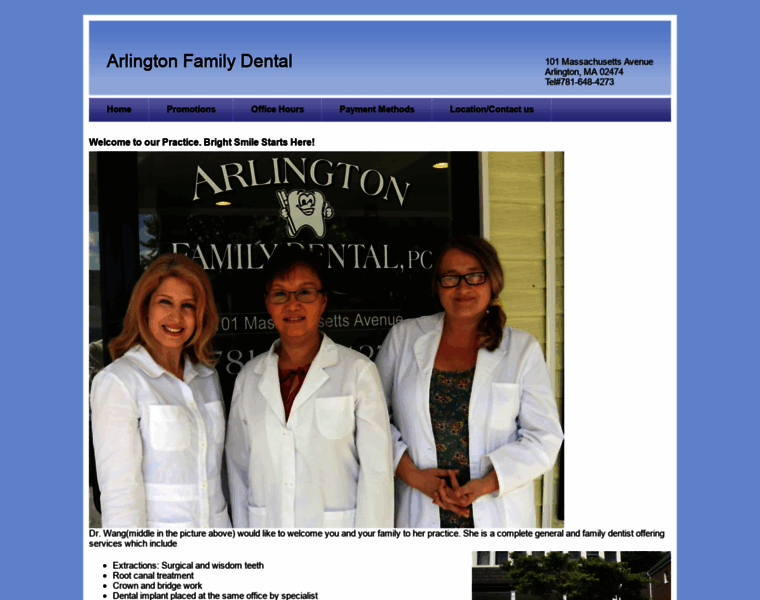 Arlingtonfamilydental.net thumbnail