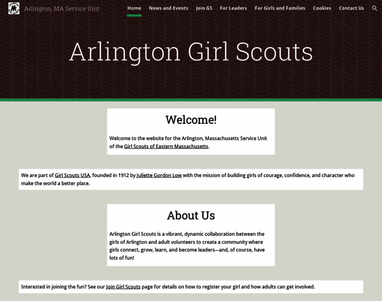 Arlingtongirlscouts.org thumbnail