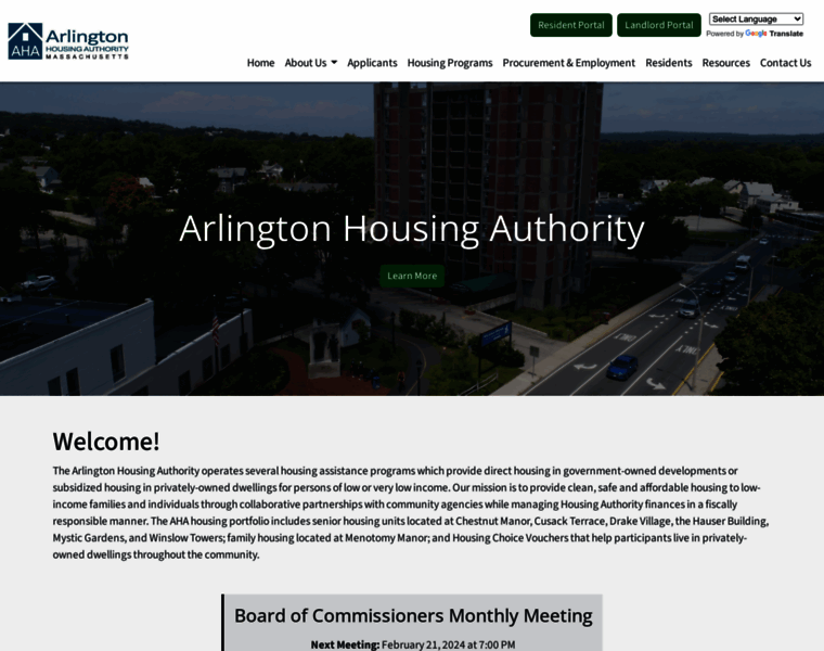 Arlingtonhousing.org thumbnail