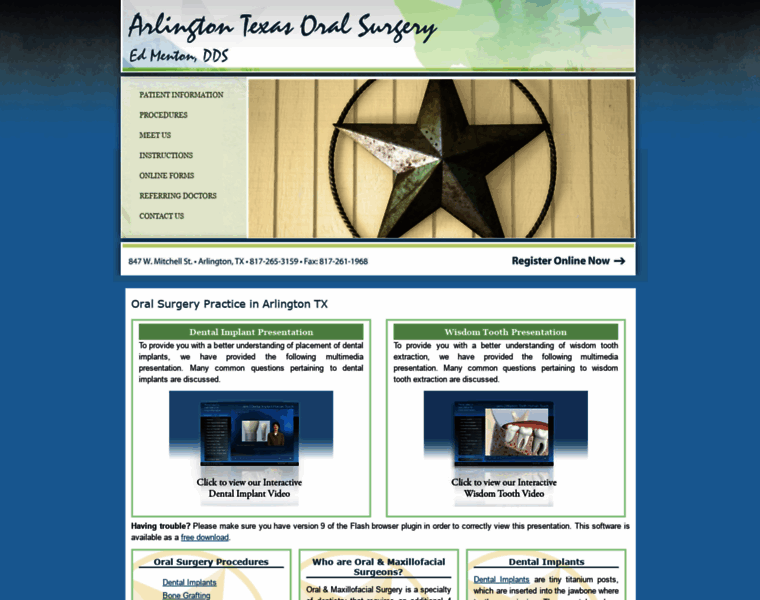 Arlingtontxoralsurgery.com thumbnail