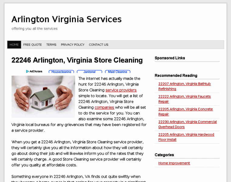 Arlingtonvirginiaservices.com thumbnail