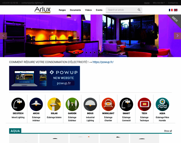 Arlux-lighting.fr thumbnail