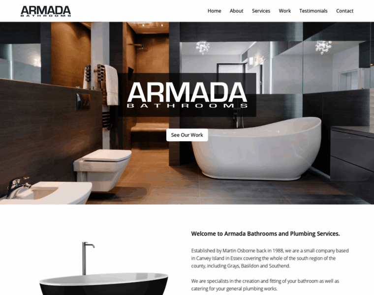Armadabathrooms.co.uk thumbnail