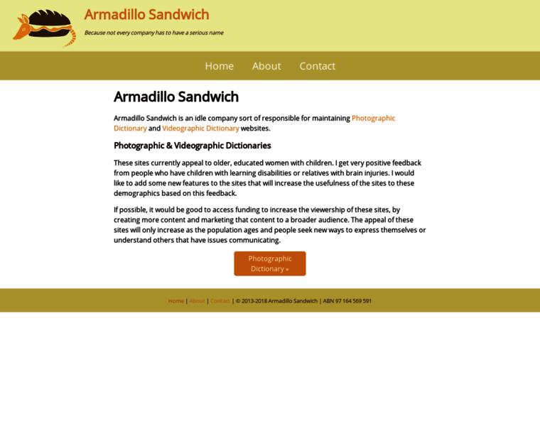Armadillosandwich.com thumbnail
